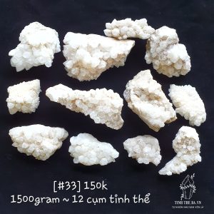 Set cụm thạch anh trắng | Quartz Cluster